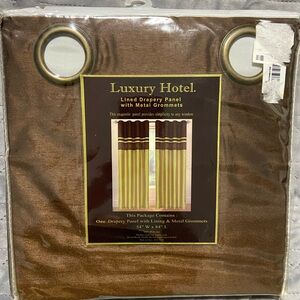 LUXURY HOTEL Lined Drapery Panel w/ Grommets